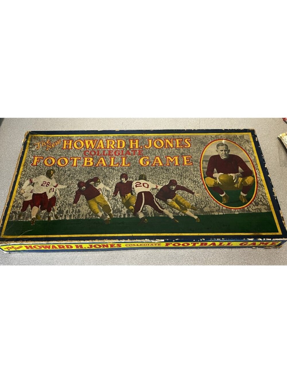 RARE USC Football 1932 New Howard H Jones Collegiate Football Game in box